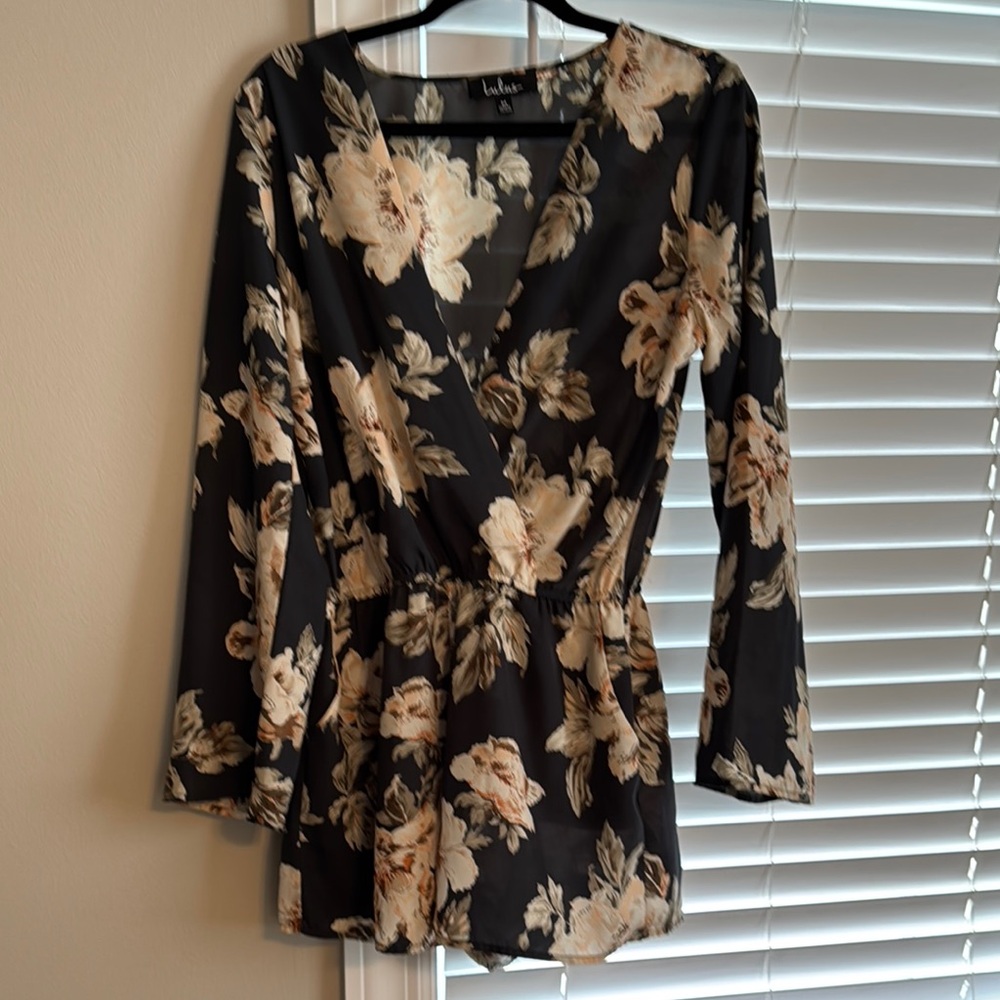 Floral Long Sleeve ROMPER